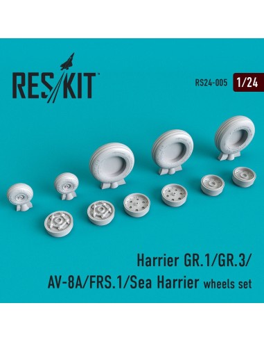 Harrier GR.1/GR.3/AV-8A/FRS.1/Sea Harrier wheels set 