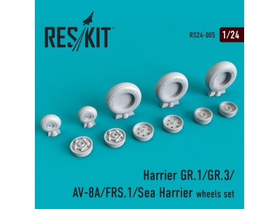 Harrier GR.1/GR.3/AV-8A/FRS.1/Sea Harrier wheels set 