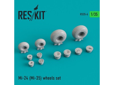Mi-24/Mi-35 wheels set 