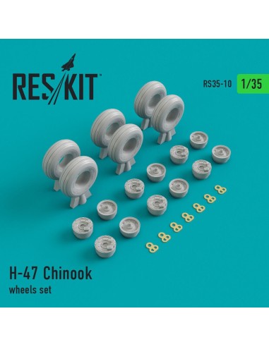 H-47 Chinook wheels set 