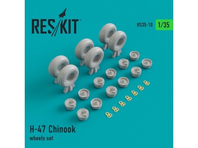 H-47 Chinook wheels set 