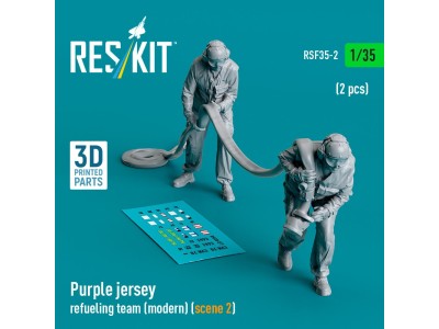 Purple jersey refueling team (modern) (scene 2) (2 pcs) (3D Printed) 