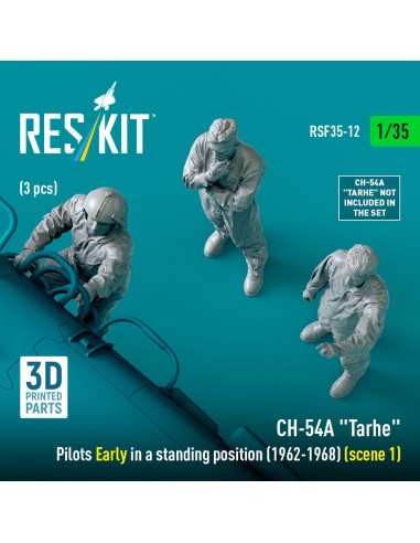 CH-54A Tarhe pilots Early in a standing position (1962-1968) (scene 1) (3 pcs) (3D Printed) 