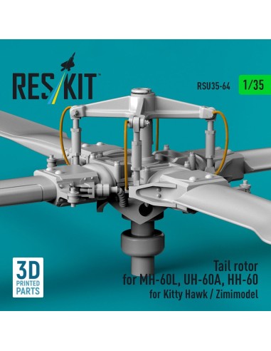 Tail rotor for SH-60B, SH-60F, HH-60H, MH-60R, MH-60S for Kitty Hawk/Zimimodel (3D Printed) 