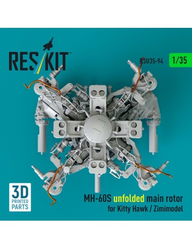 MH-60S unfolded main rotor for Kitty Hawk / Zimimodel (3D Printed) 