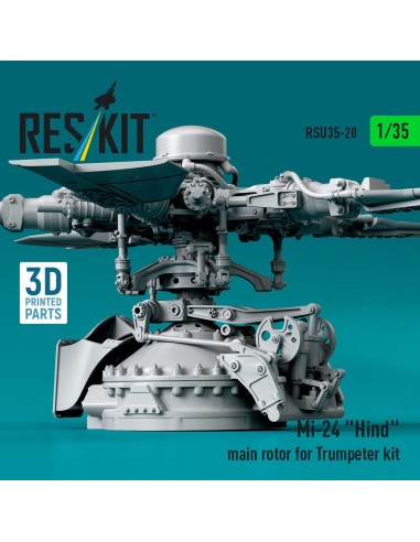 Mi-24 Hind main rotor for Trumpeter kit (3D Printed) 