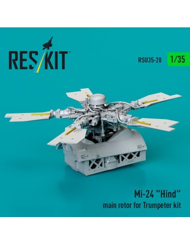 Mi-24 Hind main rotor for Trumpeter kit (3D Printed) 