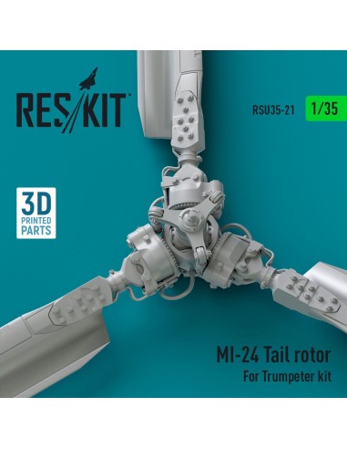 Mi-24 tail rotor for Trumpeter kit (3D printed) 