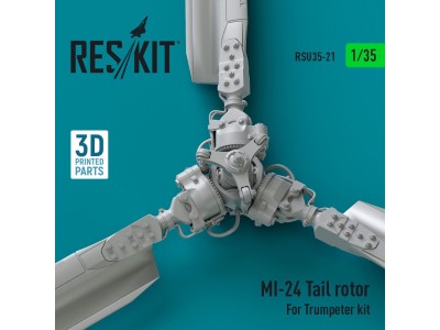 Mi-24 tail rotor for Trumpeter kit (3D printed) 