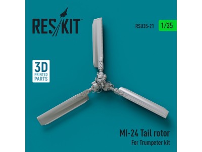 Mi-24 tail rotor for Trumpeter kit (3D printed) 