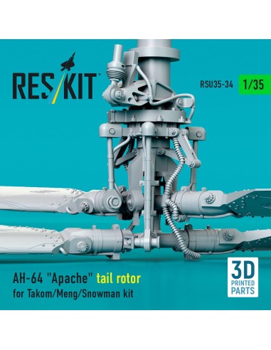 AH-64 Apache tail rotor for Takom/Meng/Snowman kit (3D Printed) 