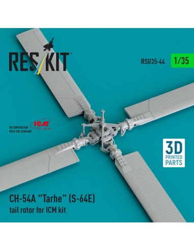 CH-54A Tarhe(S-64E) tail rotor for ICM kit (3D Printed) 