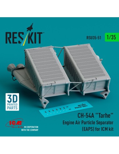 CH-54A Tarhe Engine Air Particle Separator (EAPS) for ICM kit (3D Printed) 