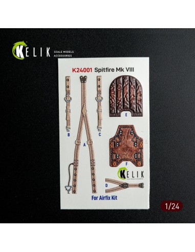 Spitfire Mk VIII interior 3D decals for Airfix kit 