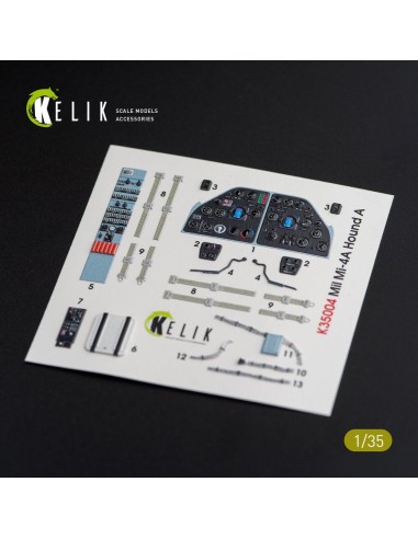Mi-4 interior 3D decals for Trumpeter kit 