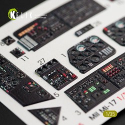 Mi-17 NATO (Black version) - Interior 3D Decal for Trumpeter  2