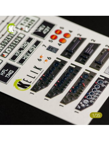 Unimog 404 interior 3D decals for ICM kit 
