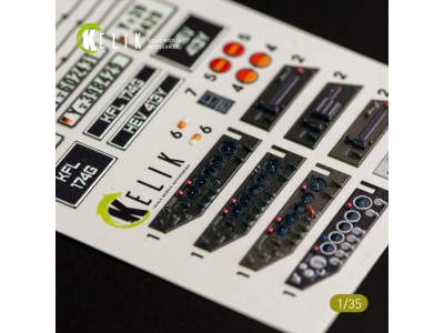 Unimog 404 interior 3D decals for ICM kit 