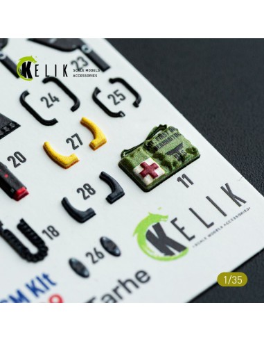 CH-54A Tarhe interior 3D decals for ICM kit 