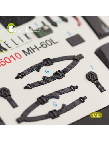 MH-60L Black Hawk interior 3D decals for Kitty Hawk / Zimimodel kit 