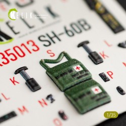 SH-60B interior 3D decals for Kitty Hawk / Zimimodel kit 