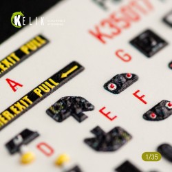 HH-60G Pave Hawk interior 3D decals for Kitty Hawk / Zimimodel kit 