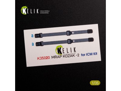 Kozak-2 Ukrainian MRAP 3D decals for ICM kit 
