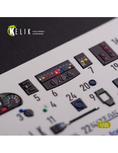 Kozak-2 Ukrainian MRAP 3D decals for ICM kit 