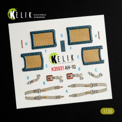 AH-1G Cobra interior 3D decals for ICM kit  2