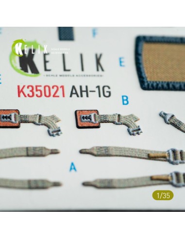 AH-1G Cobra interior 3D decals for ICM kit 