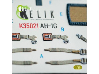 AH-1G Cobra interior 3D decals for ICM kit 