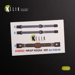 Kozak-001 Ukrainian MRAP 3D decals for ICM kit 