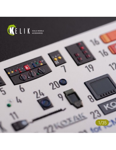 Kozak-001 Ukrainian MRAP 3D decals for ICM kit 