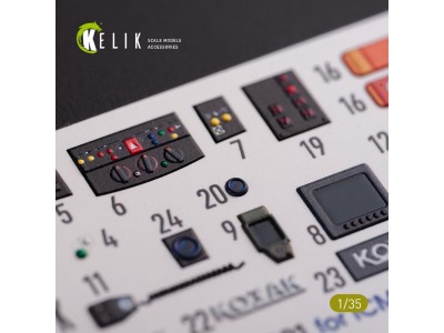 Kozak-001 Ukrainian MRAP 3D decals for ICM kit 