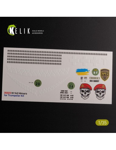 M142 HIMARS - Interior 3D Decal and classic Decal for Trumpeter kit 