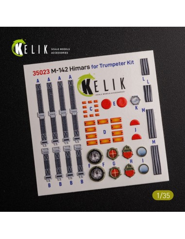 M142 HIMARS - Interior 3D Decal and classic Decal for Trumpeter kit 