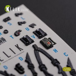 AH-64D Apache interior 3D decals for Meng kit 