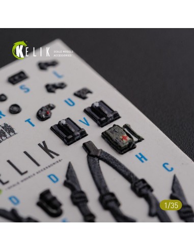 AH-64D Apache interior 3D decals for Meng kit 