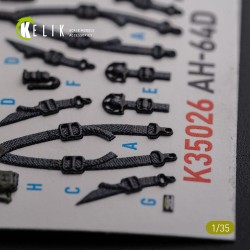 AH-64D Apache interior 3D decals for Meng kit  2