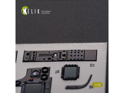 AH-64D Apache interior 3D decals for Meng kit 