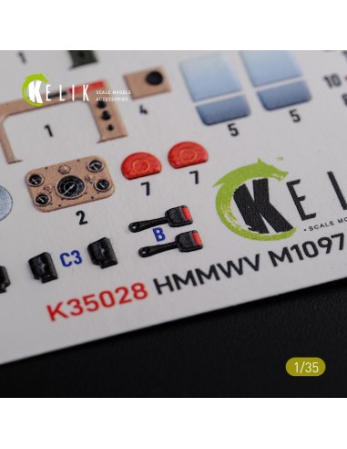 HMMWV M1097  3D Decal for ICM kit 