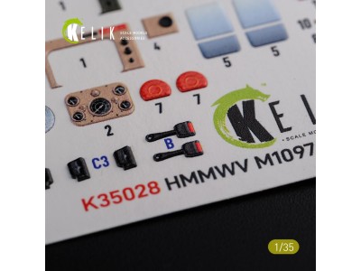 HMMWV M1097  3D Decal for ICM kit 