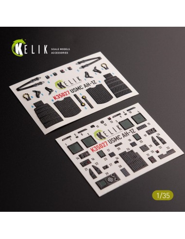 AH-1Z interior 3D decals for Academy kit 
