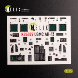 AH-1Z interior 3D decals for Academy kit  2