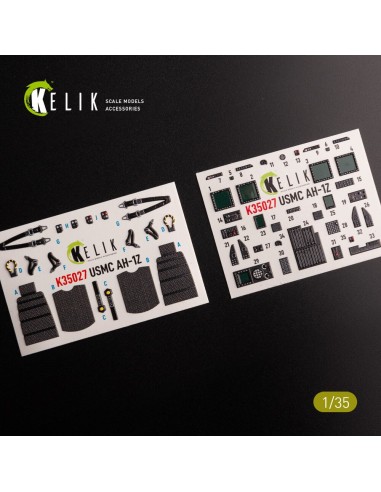 AH-1Z interior 3D decals for Academy kit 