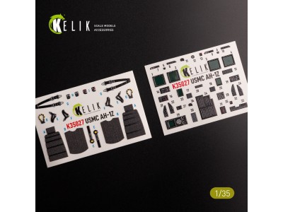 AH-1Z interior 3D decals for Academy kit 