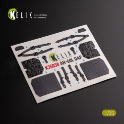 AH-60L DAP interior 3D decals for Academy kit  2