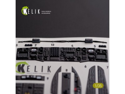 AH-60L DAP interior 3D decals for Academy kit 