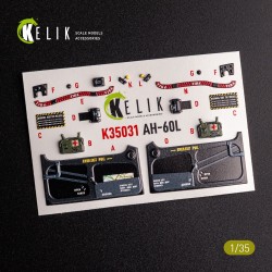UH-60L interior 3D decals for Academy kit  2