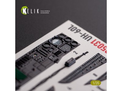 UH-60L interior 3D decals for Academy kit 